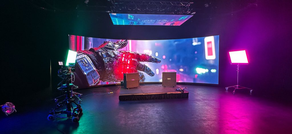 Virtual Production Stage Video Shoot